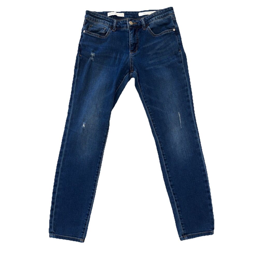 Anthropologie PILCRO & the Letterpress Stet Skinny Jeans Size 28 Medium Wash